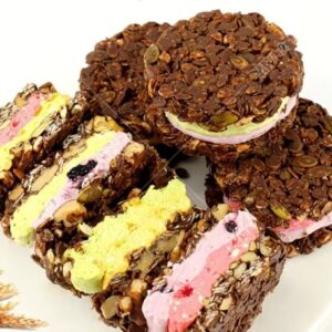 Печенье с шоколадными злаковыми начинками