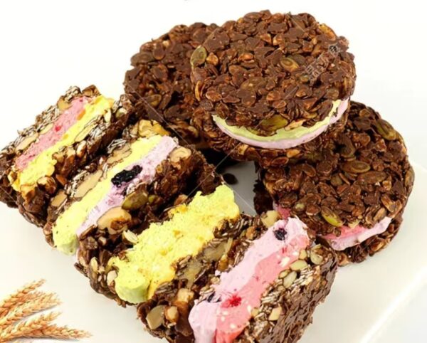 Печенье с шоколадными злаковыми начинками Печенье с шоколадными злаковыми начинками