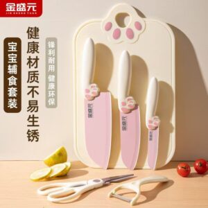 Кухонные ножи, нарезочные ножи, фруктовые ножи, шеф-ножи, полный набор дополнительных пищевых ножей, детские разделочные доски, ножи для дыни, настоящие продукты