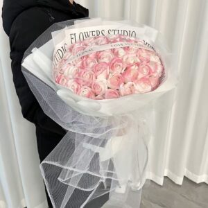 Букет голубых роз - Идеальный подарок