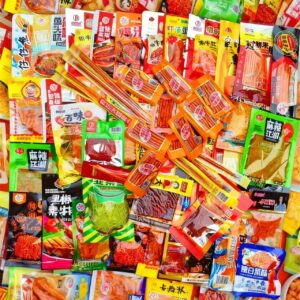 Китайские острые полоски соевого мяса50 упаковок