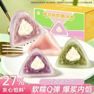 Кристаллические снежные рисовые пельмени