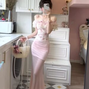 Французский рюшевый летний сет