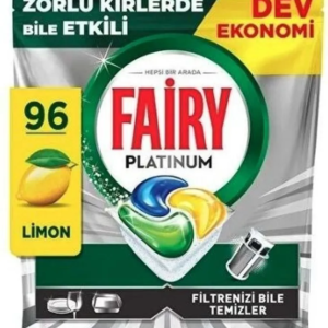 Fairy Platinum All in One Lemon - Dishwasher Capsules